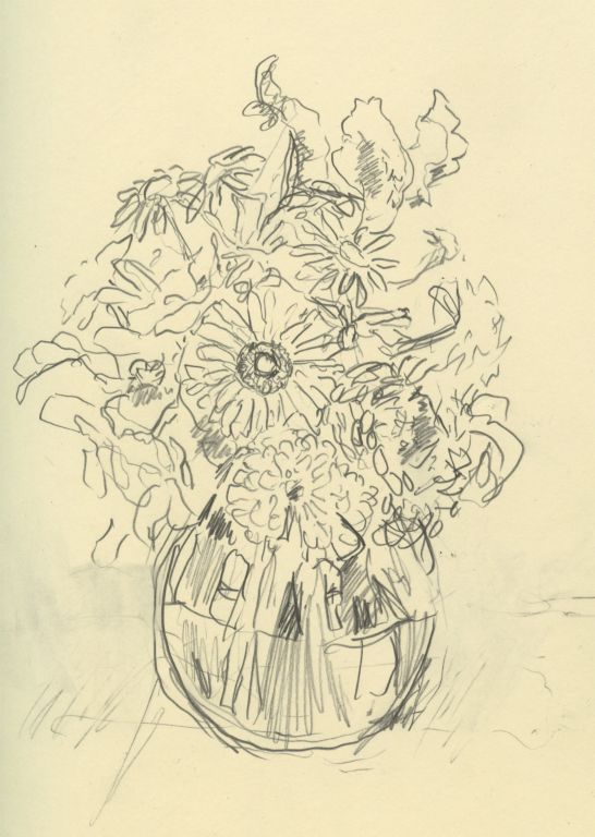 Arrangement / 2013 / Pencil on Paper / 5 x 7 in