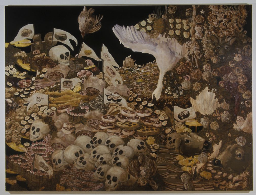 One and Many Cliches / 2005 / Acrylic on Canvas / 9 x 12 feet