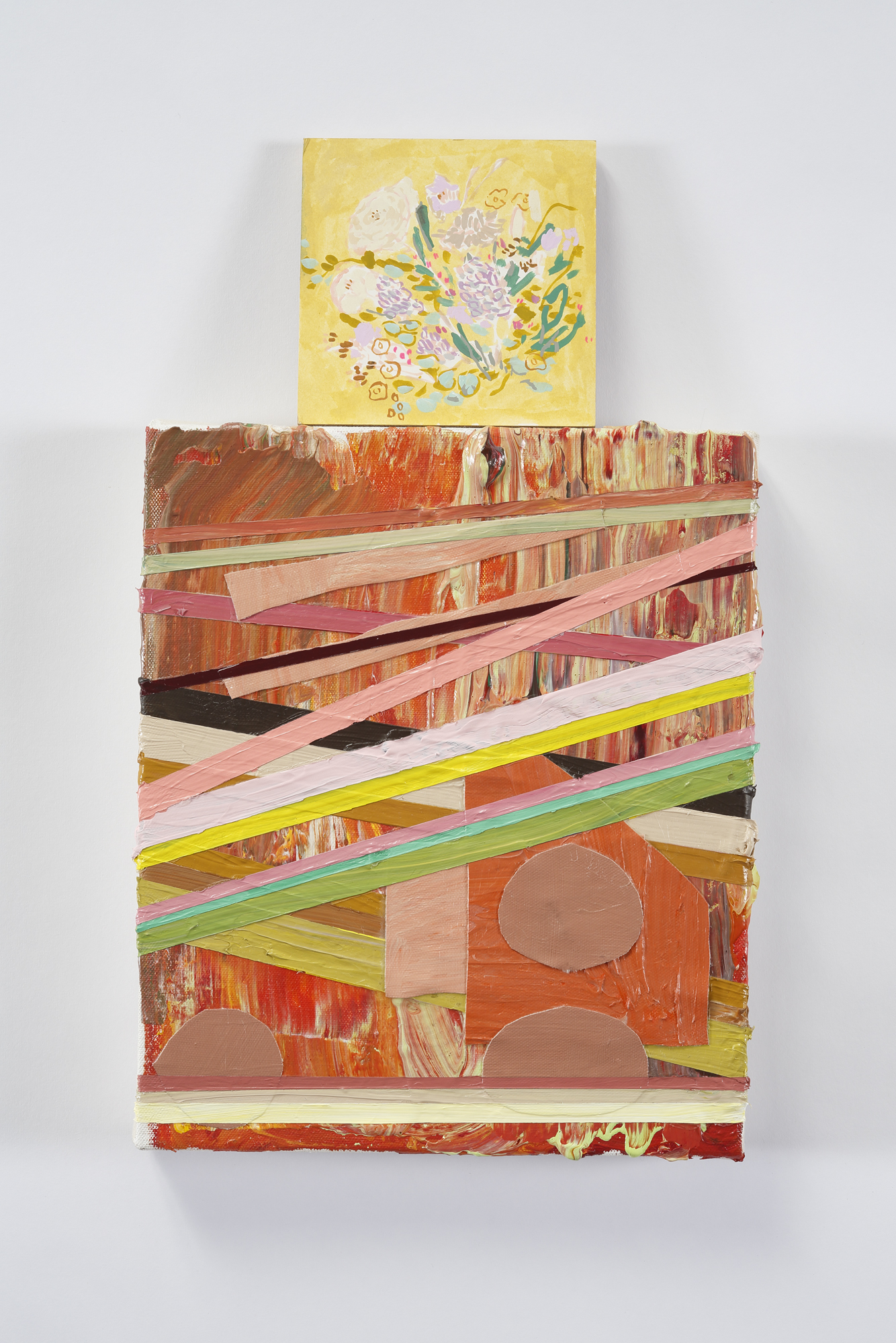 We Go Together / 2014 / Acrylic and Gouache on Panel and Canvas / approx 8 x 12 in