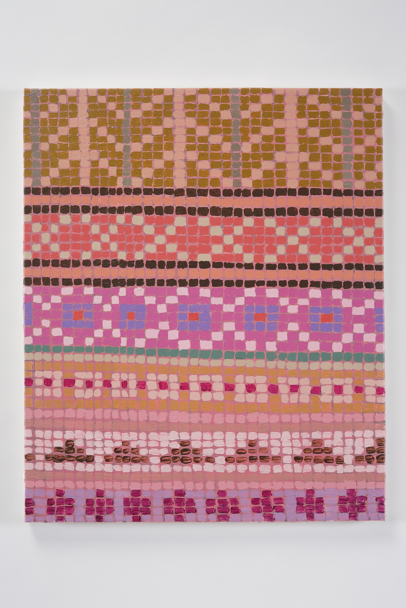 Tree Stitches / 2014 / Acrylic on Canvas / 28 x 34 in