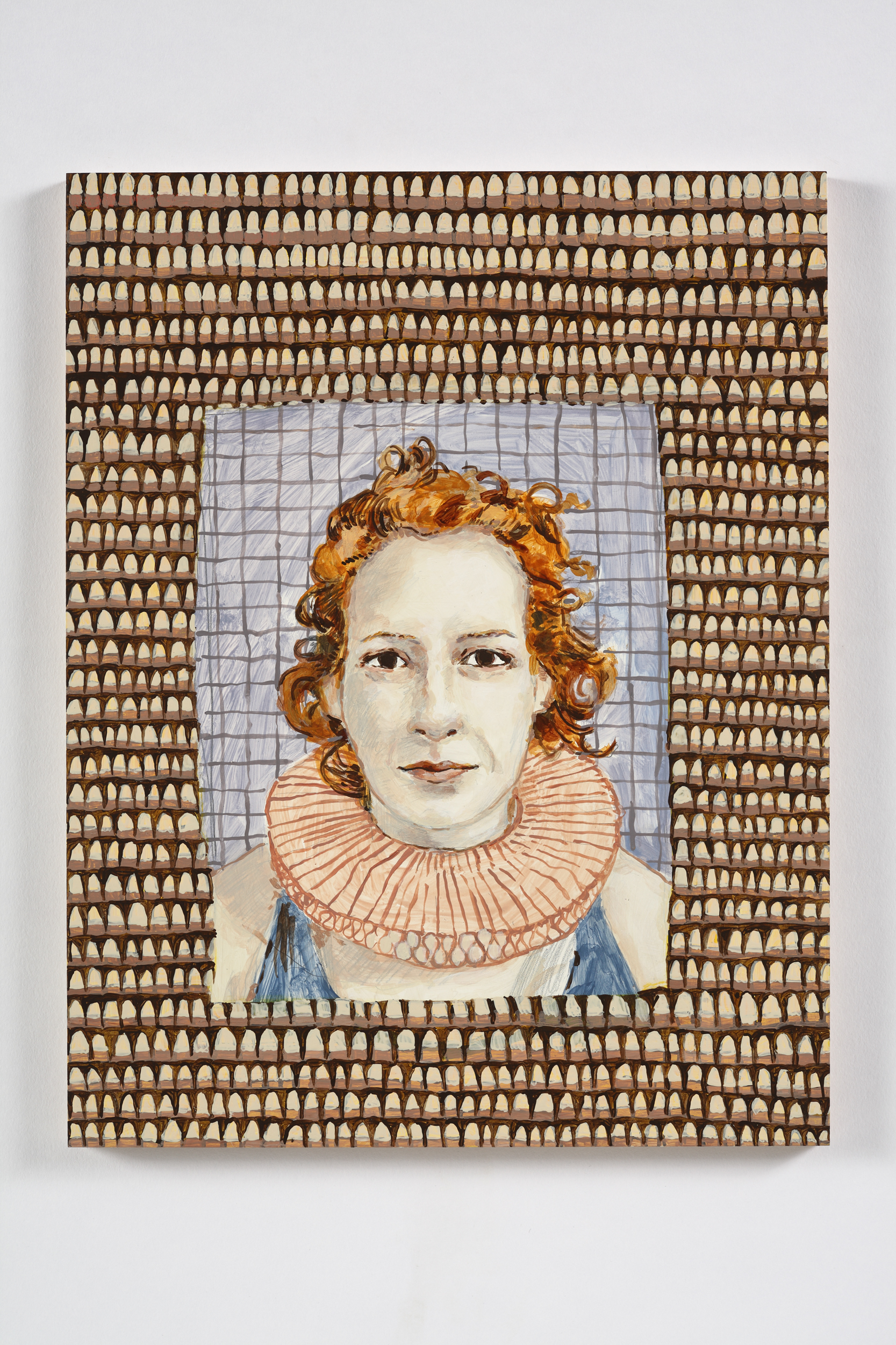 Caroline in Ruff / 2013 / Gouache on Panel / 11 x 14 in / Collection of Caroline Rosch