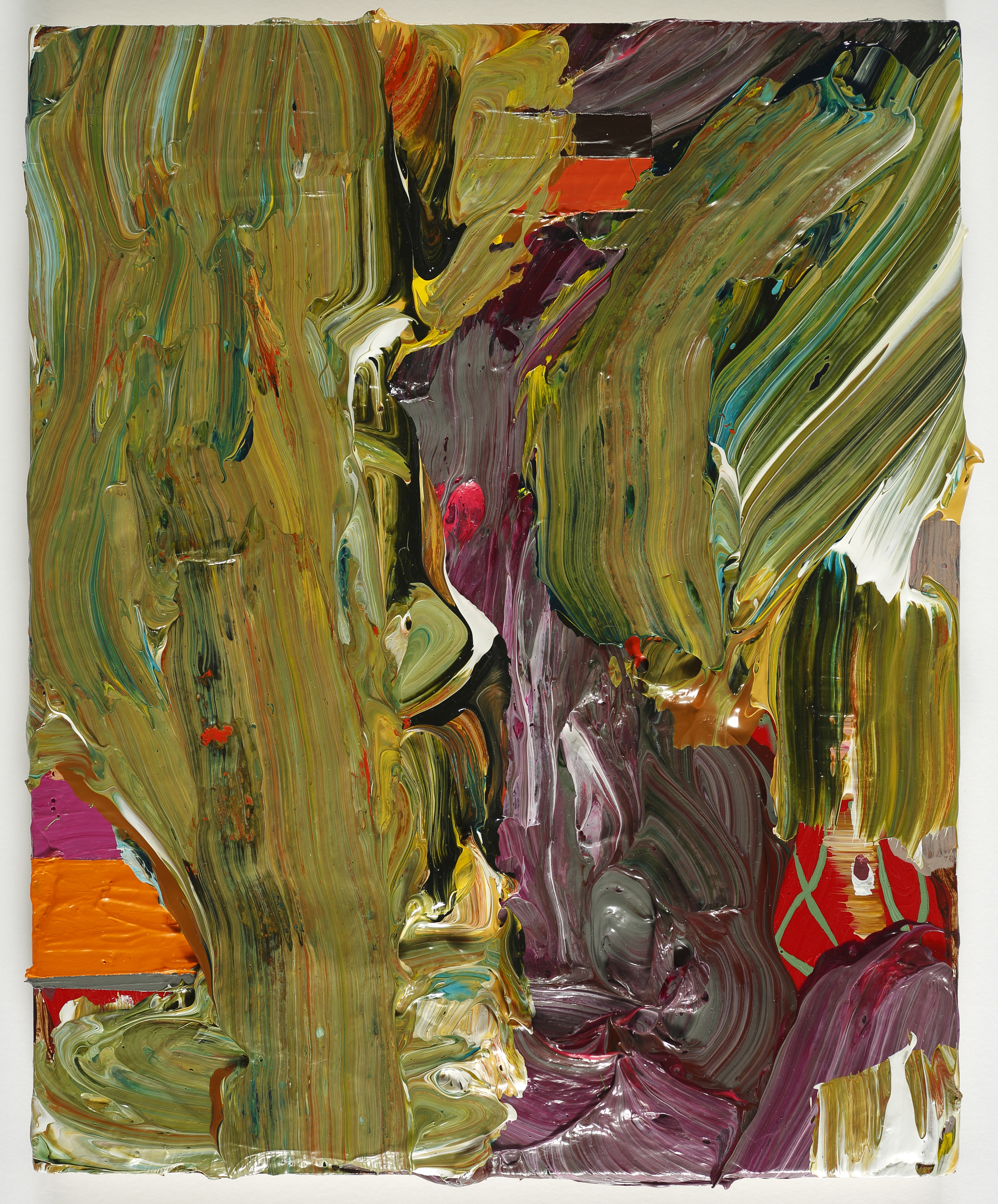 The Green One, 2014, Acrylic on Panel, 8 x 10 in, Private Collection