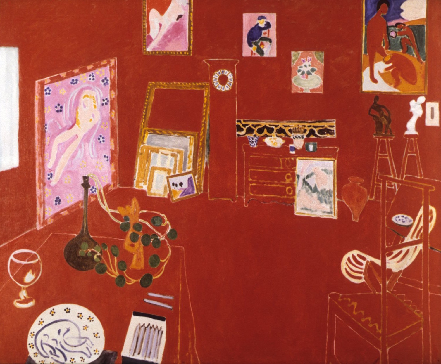 Henri Matisse, The Red Studio, 1911, 71 x 86 inches