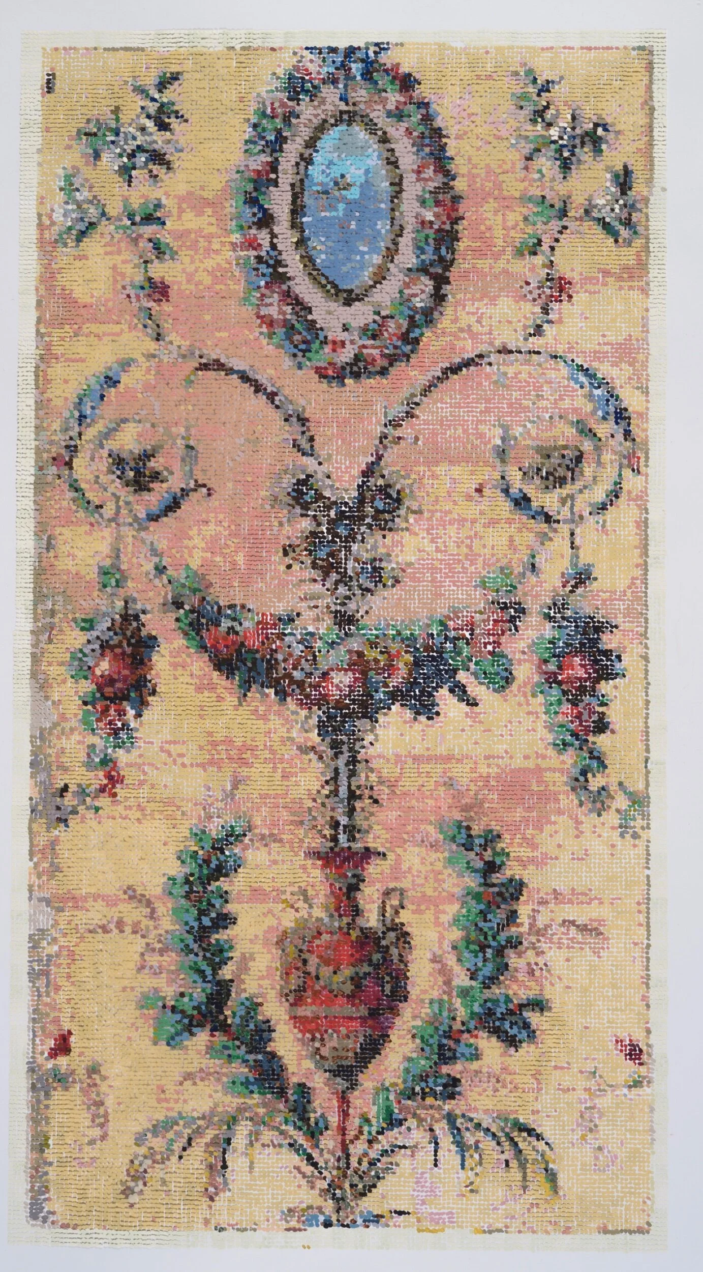 A Republic if We Can Keep It / Acrylic and gouache on Duralar on Panel  2019