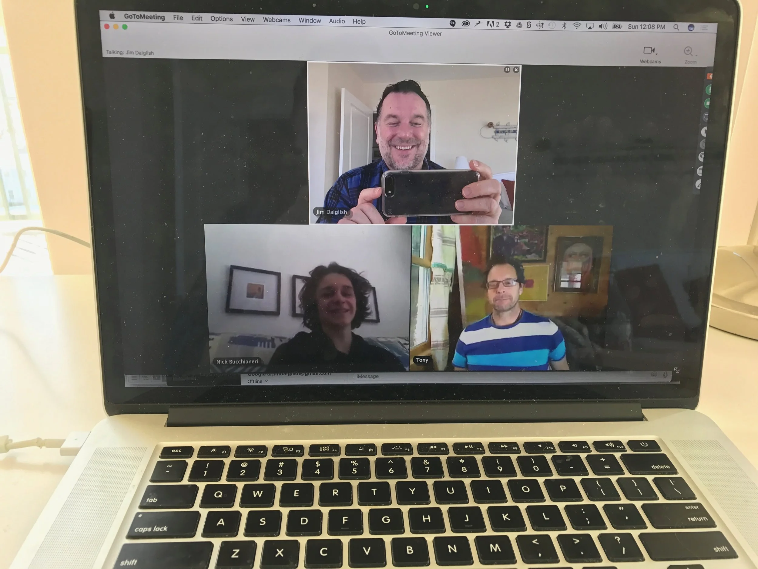 A table reading from Boston, New York, and Marstons Mills.