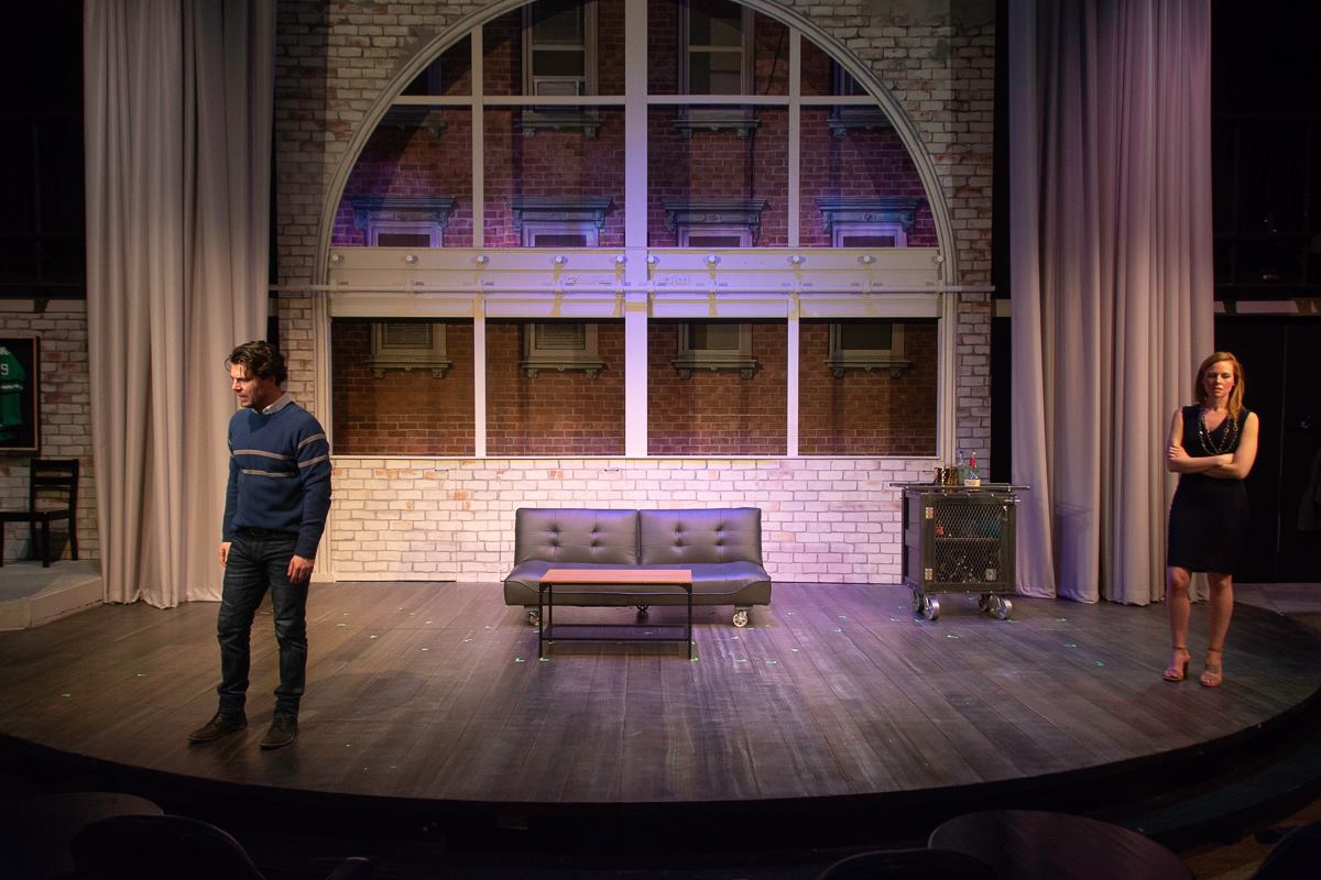 Beau Jackett as “Greg” and Anna Botsford as “Victoria.”