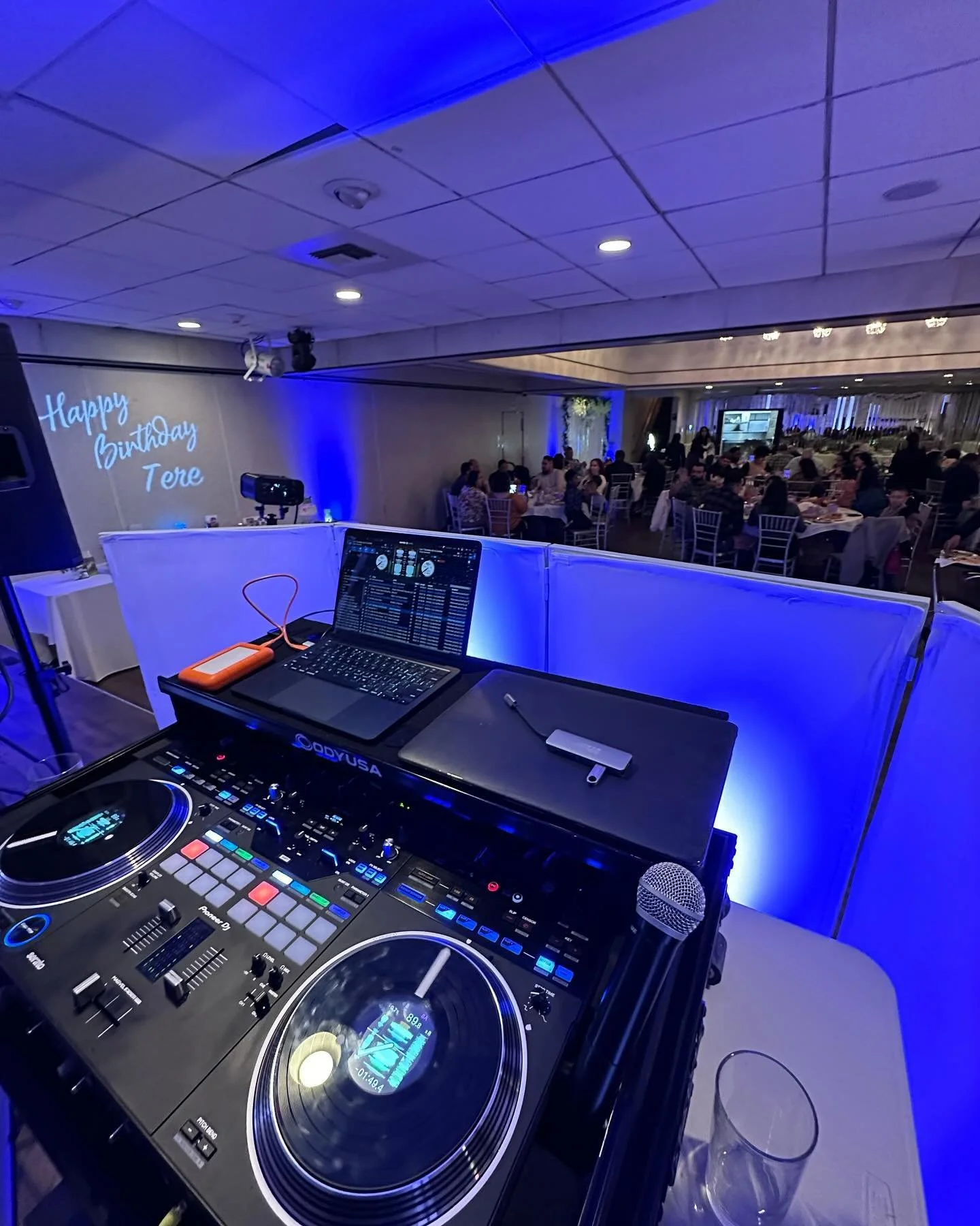 Office Views. #dj #lighting #uplighting #gobolighting
