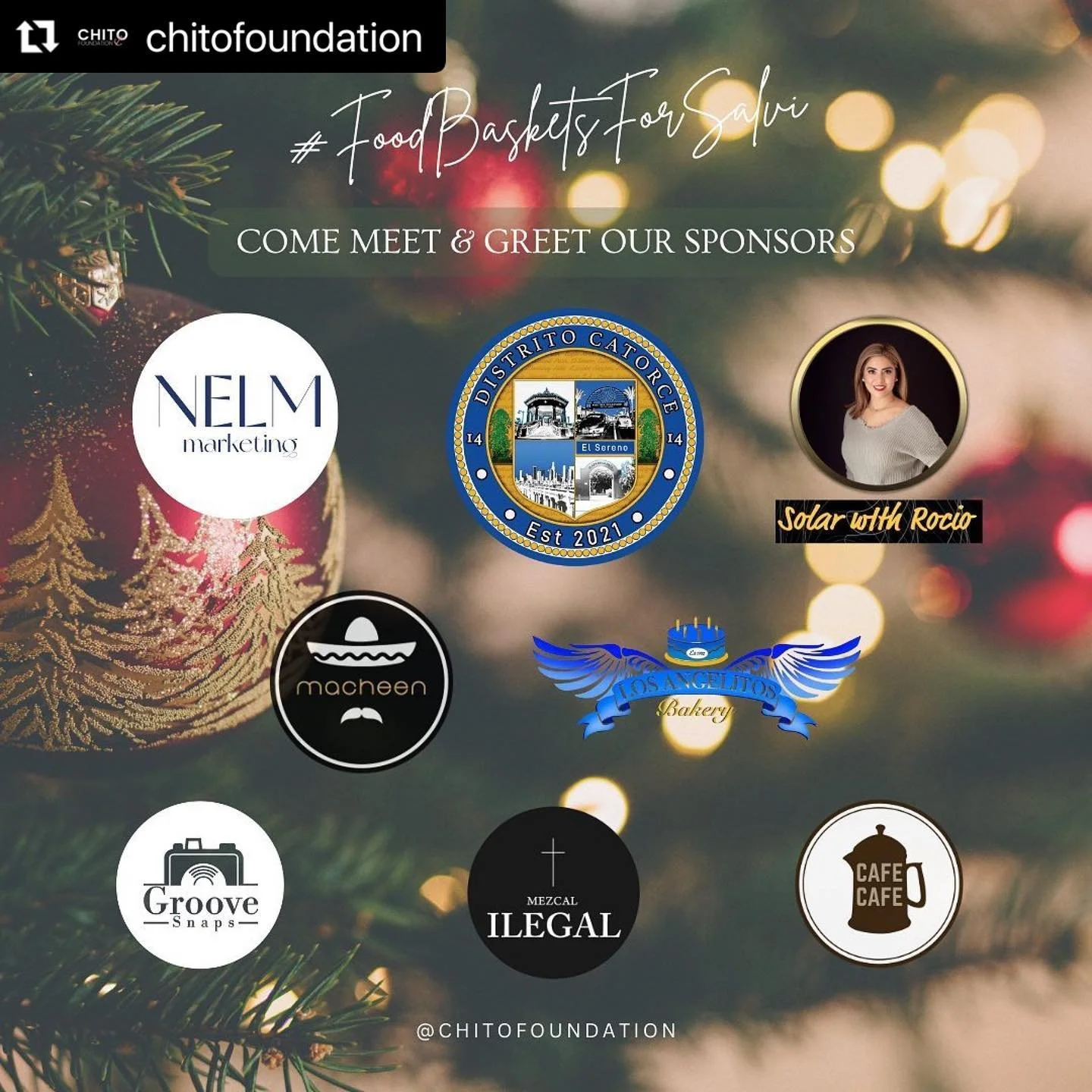 #Repost @chitofoundation with @use.repost
・・・
We can’t wait to see you all tomorrow at our Holiday Mixer! We are beyond thankful for all your support! 
🇸🇻Food Basket Drive for El Salvador 
🗓️Dec. 20th, 2022
📍1837 E. 1st St. LA, CA 90033
🕠