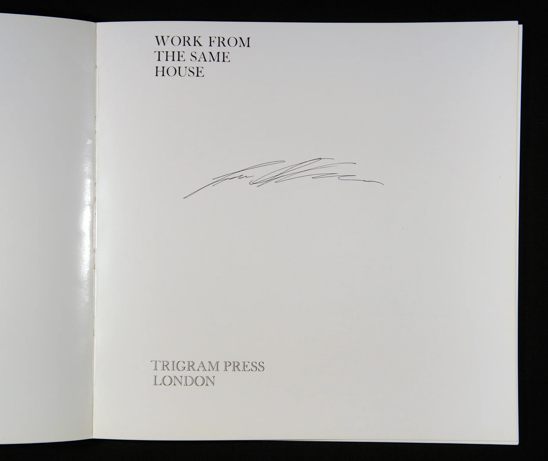 Work from the Same House: Photographs & Etchings — HAYWIRE PRESS