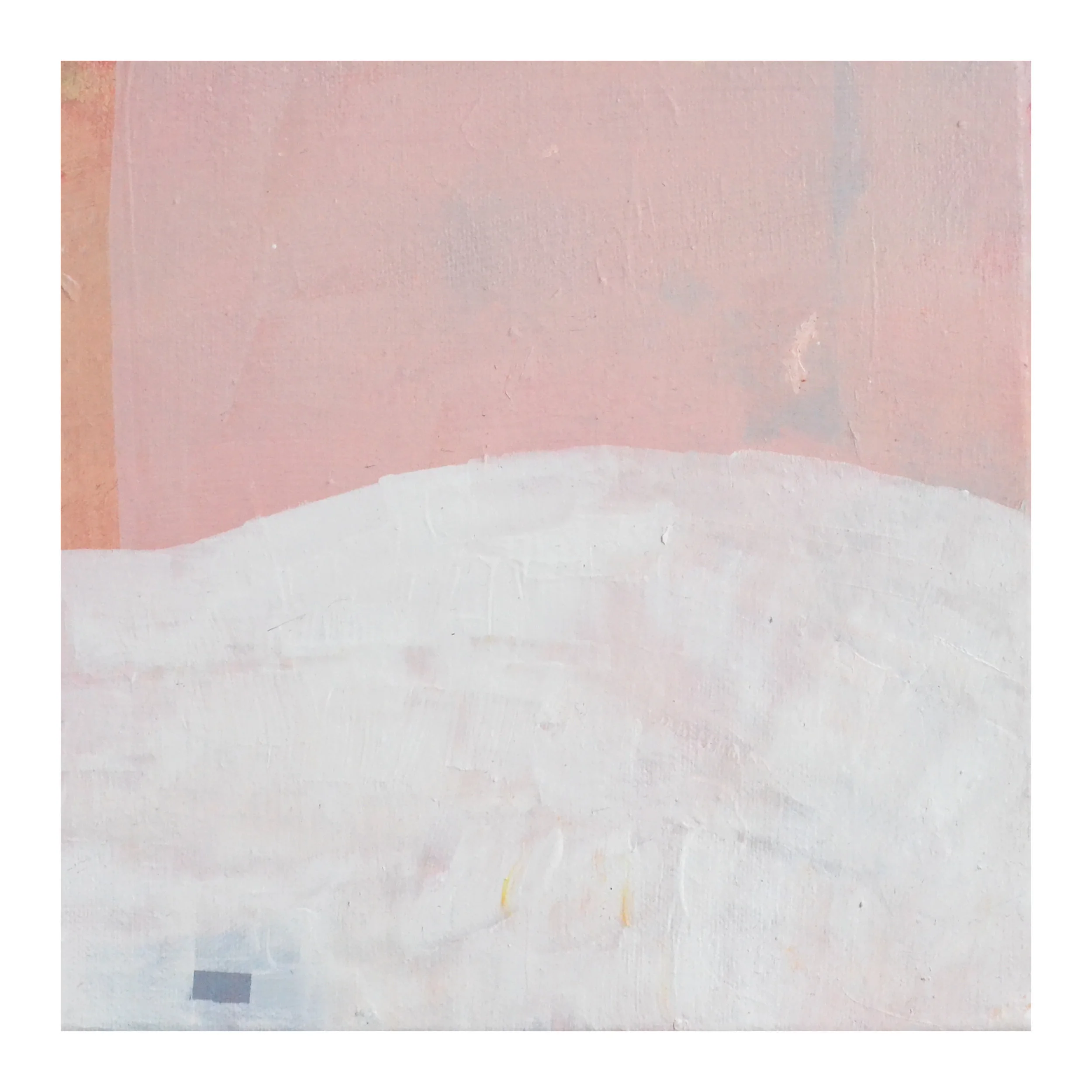 'SOFT TOUCH' Mixed Media acrylic painting on canvas 8"x8", Inquire