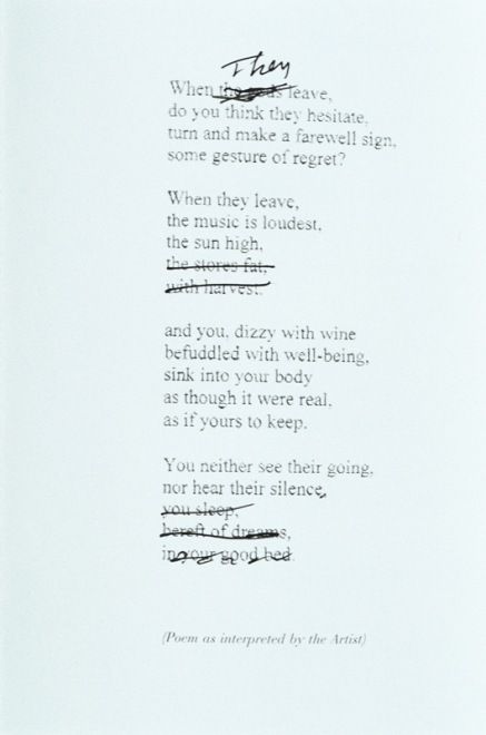 Poem by Rilke as interpreted by the artist’ [Cy Twombly, Coronation of Sesostris