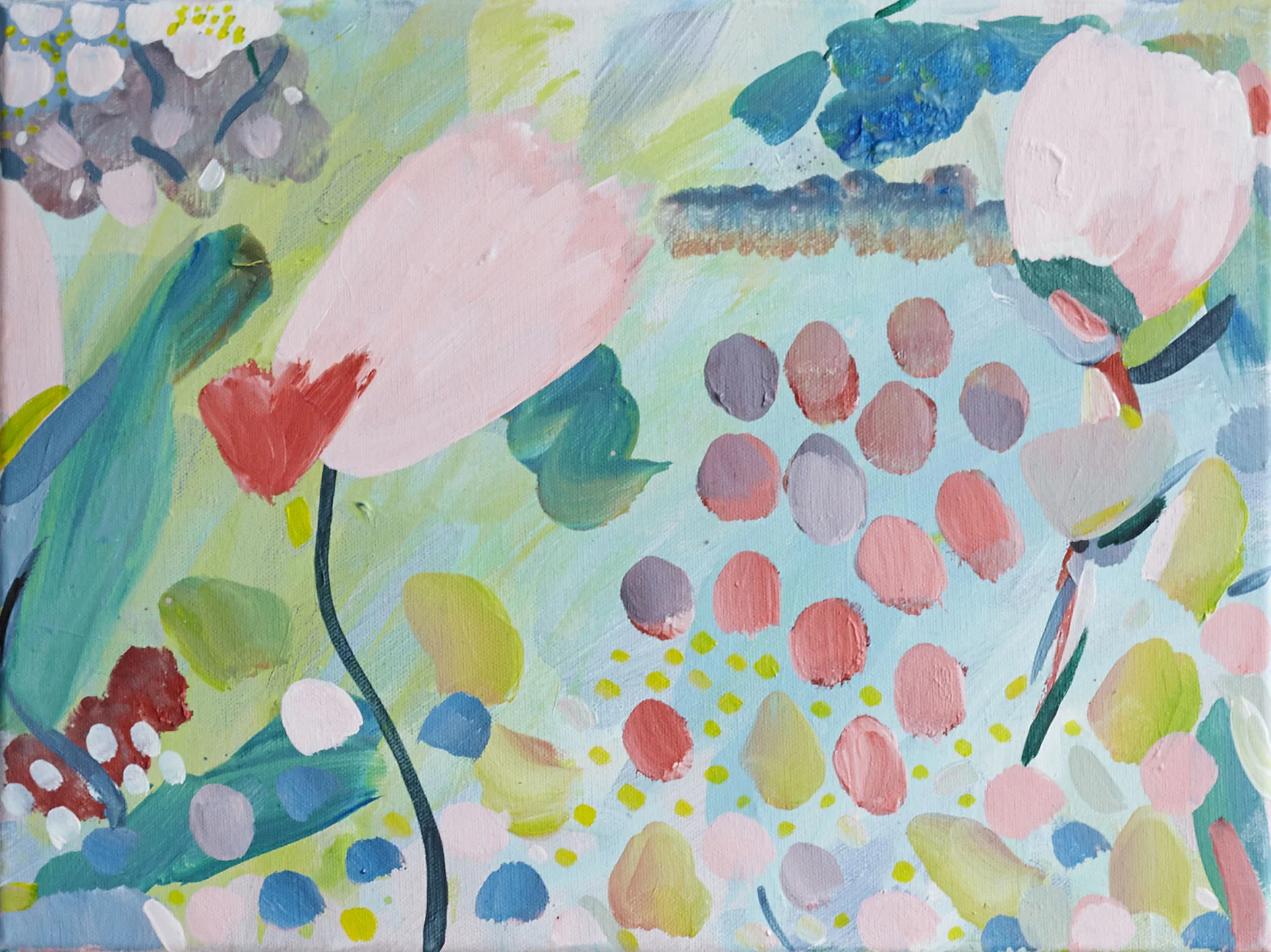 'Joy is Here' 30x40cm acrylic on canvas (sold)