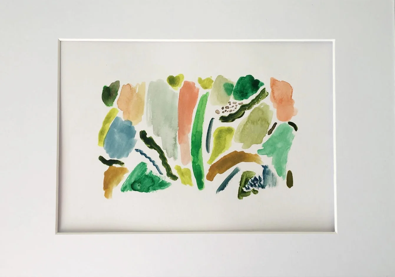 'Joy is Love' watercolour on paper, by Laura Gee