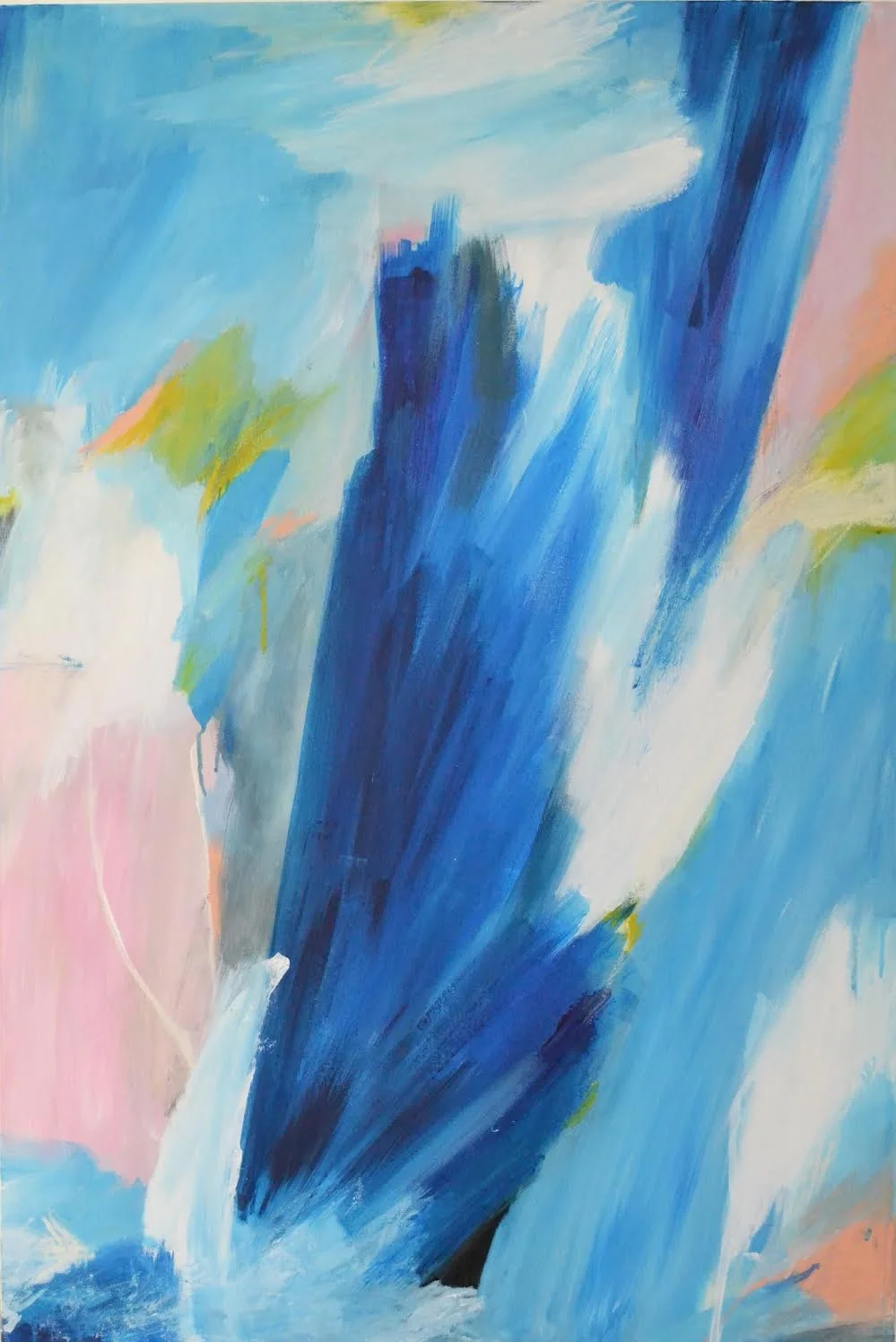 Commission for collector based on 'Breakthrough' painting & spring colours