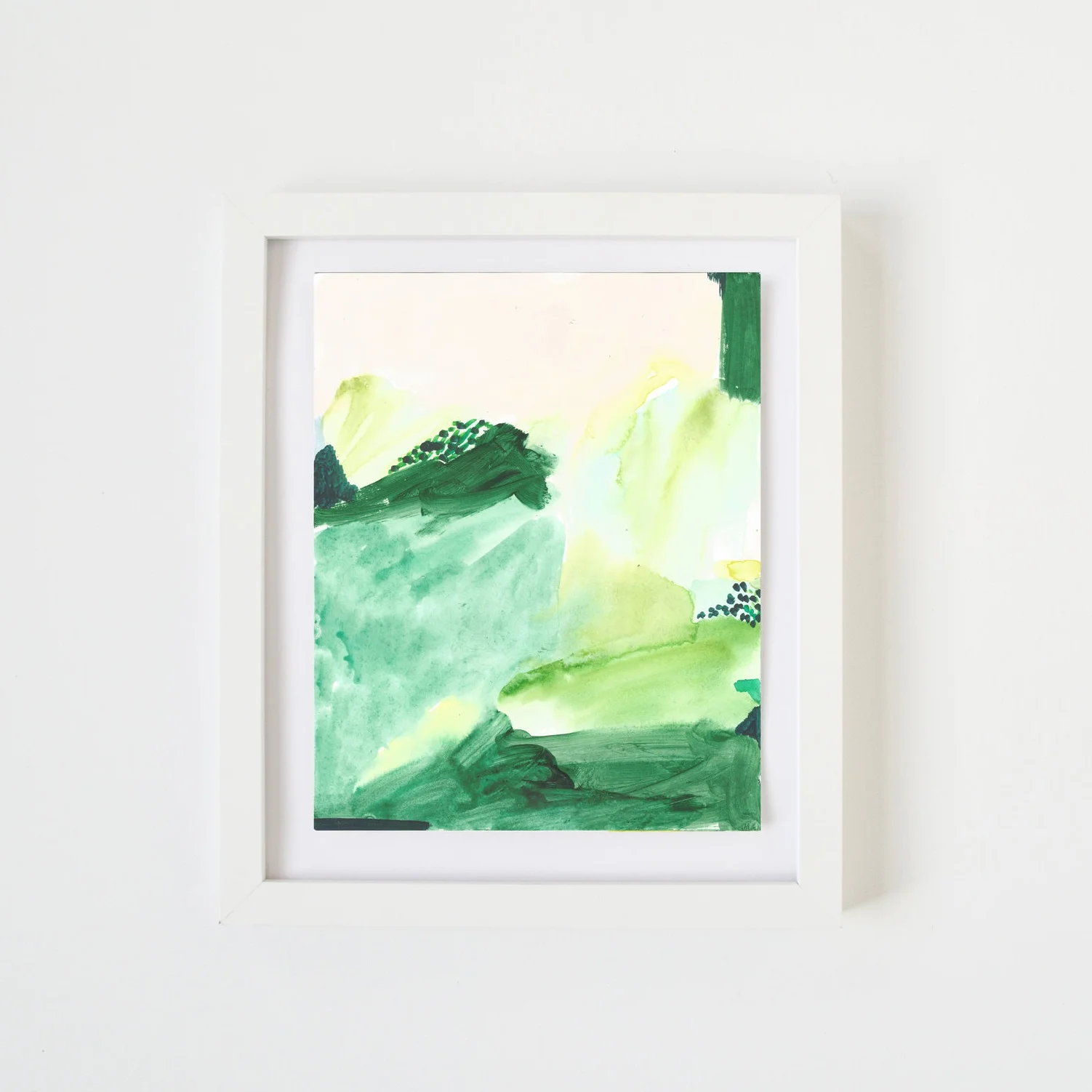 'Summer Walk' watercolour on paper, 2018 Exhibited at the Royal Watercolour Society Contemporary Watercolour Exhibition at Bankside Gallery. (sold)