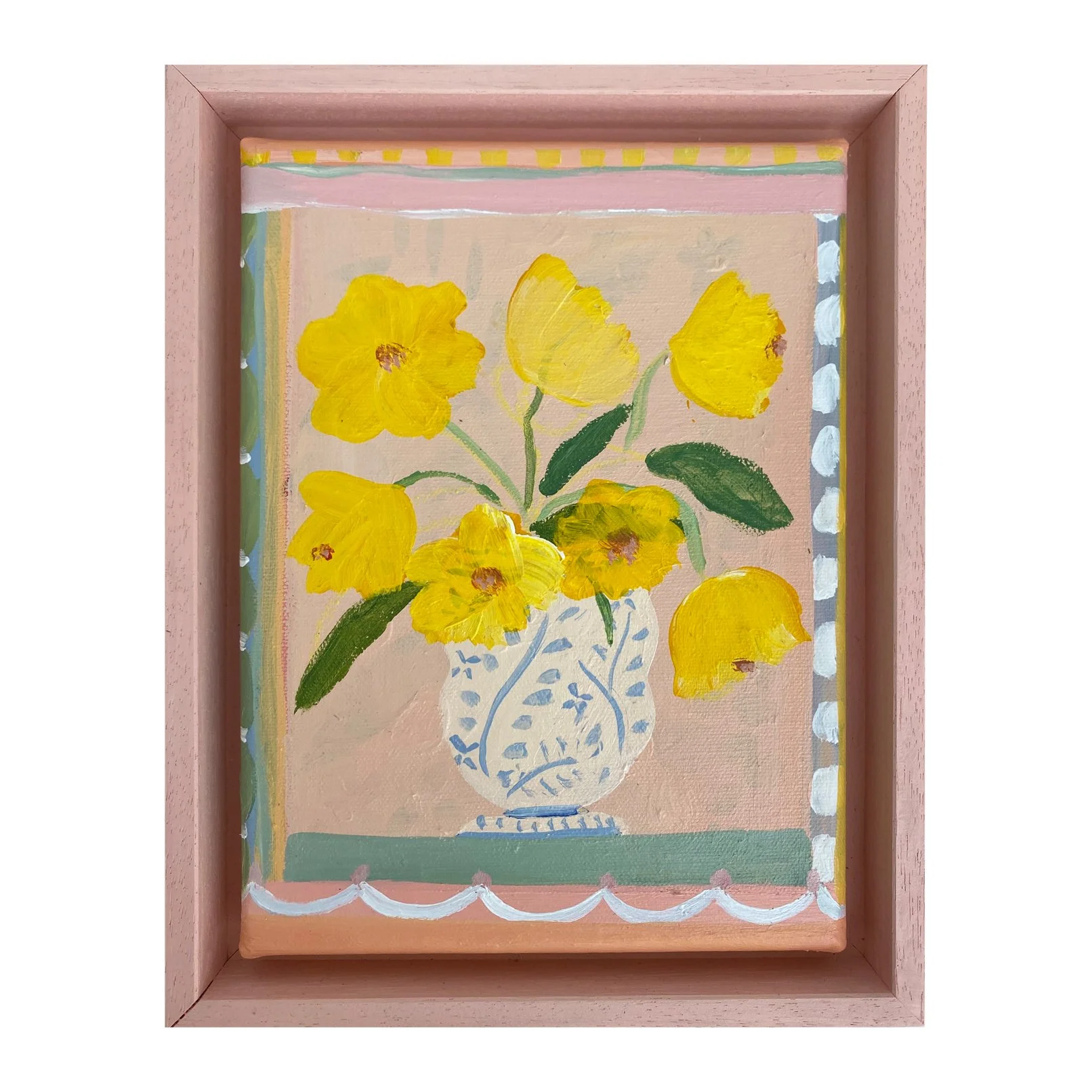 yellow flowers-pink frame.jpg