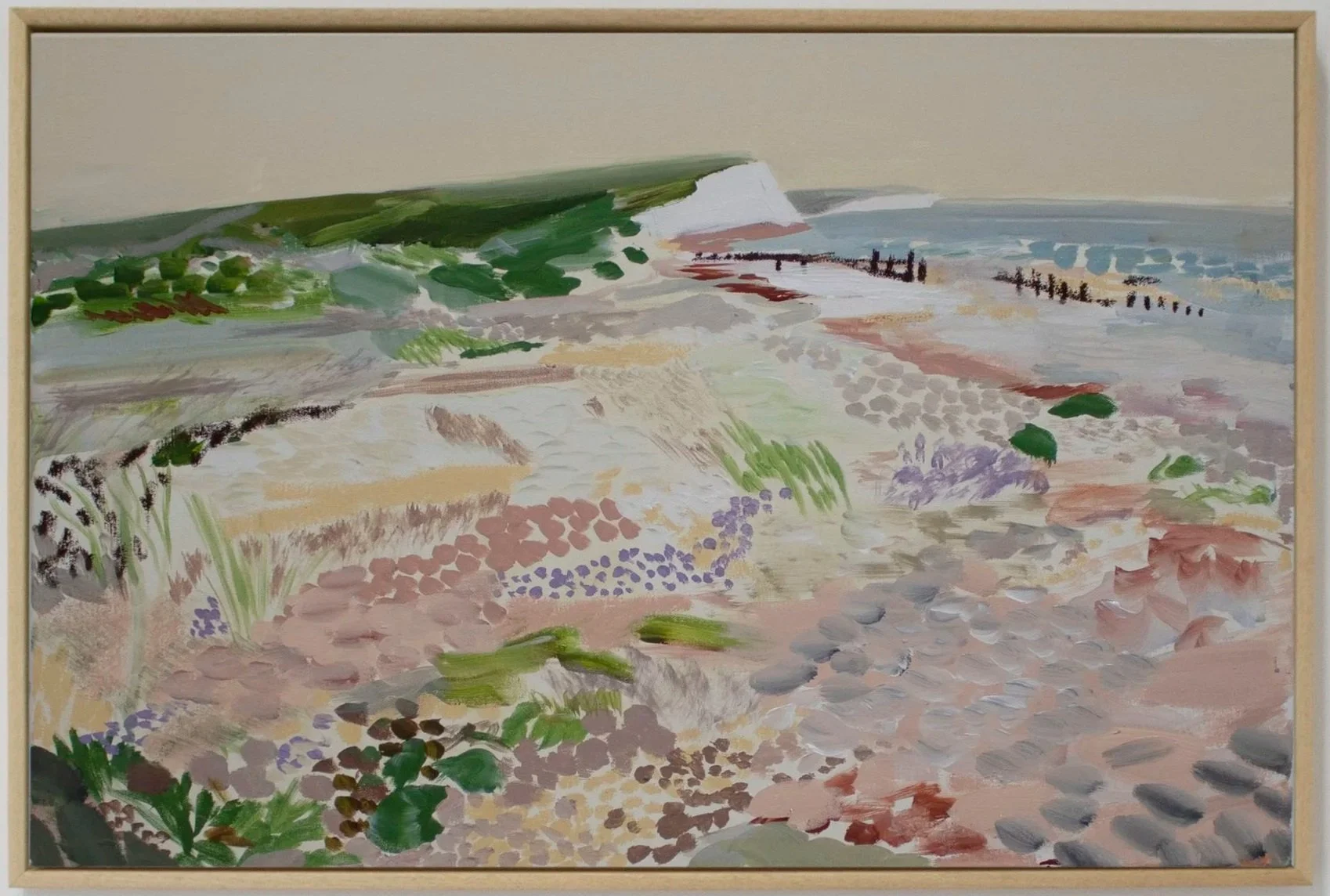 'Collecting Rocks At Seven Sisters Coast - SOLD via Partnership Editions