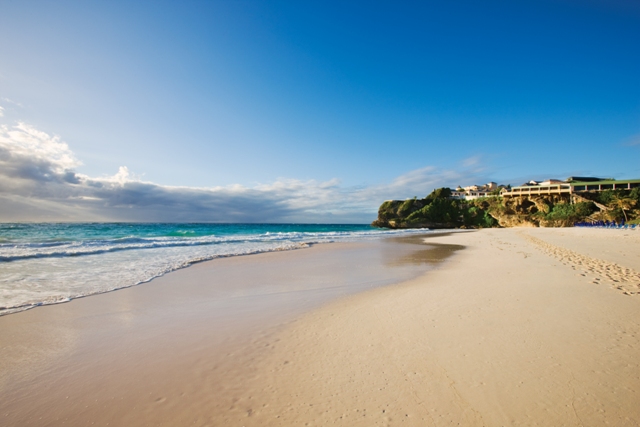 Barbados' world-famous Crane Beach only footsteps away from The Crane Private Residences.
