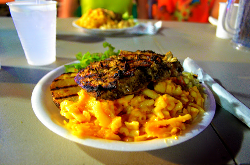 Mahi Mahi and Macaroni Pie via the wanderfulltraveler.com