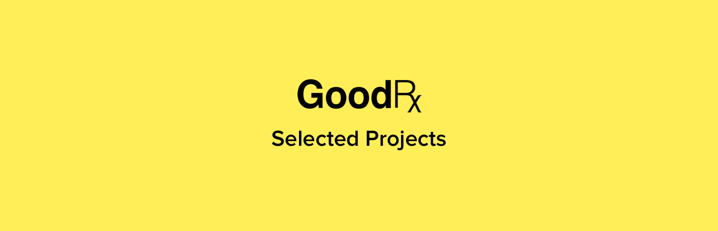 Christopher Lam Goodrx Selected Projects