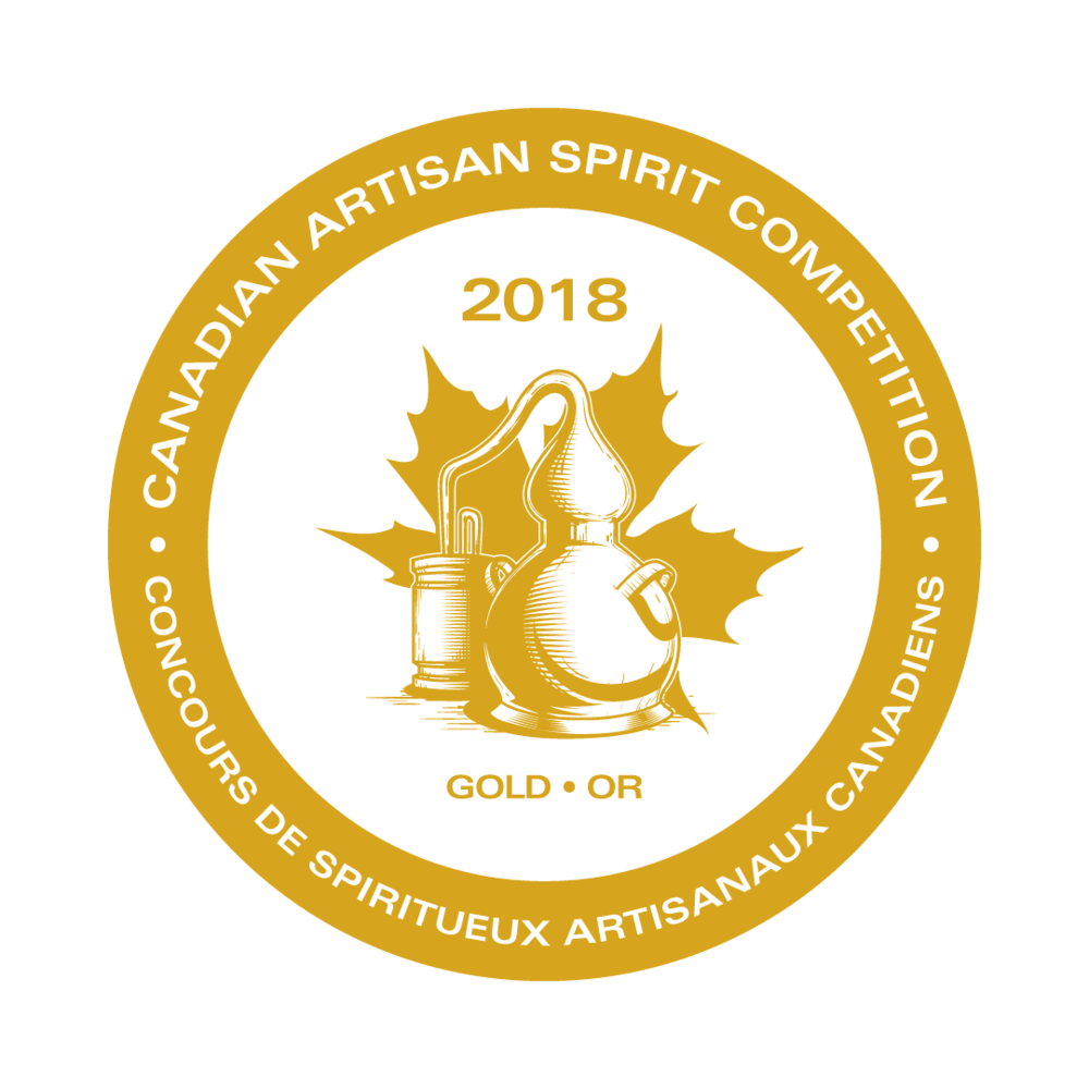 GOLD - Canadian Artisan Spirit Competition, 2018