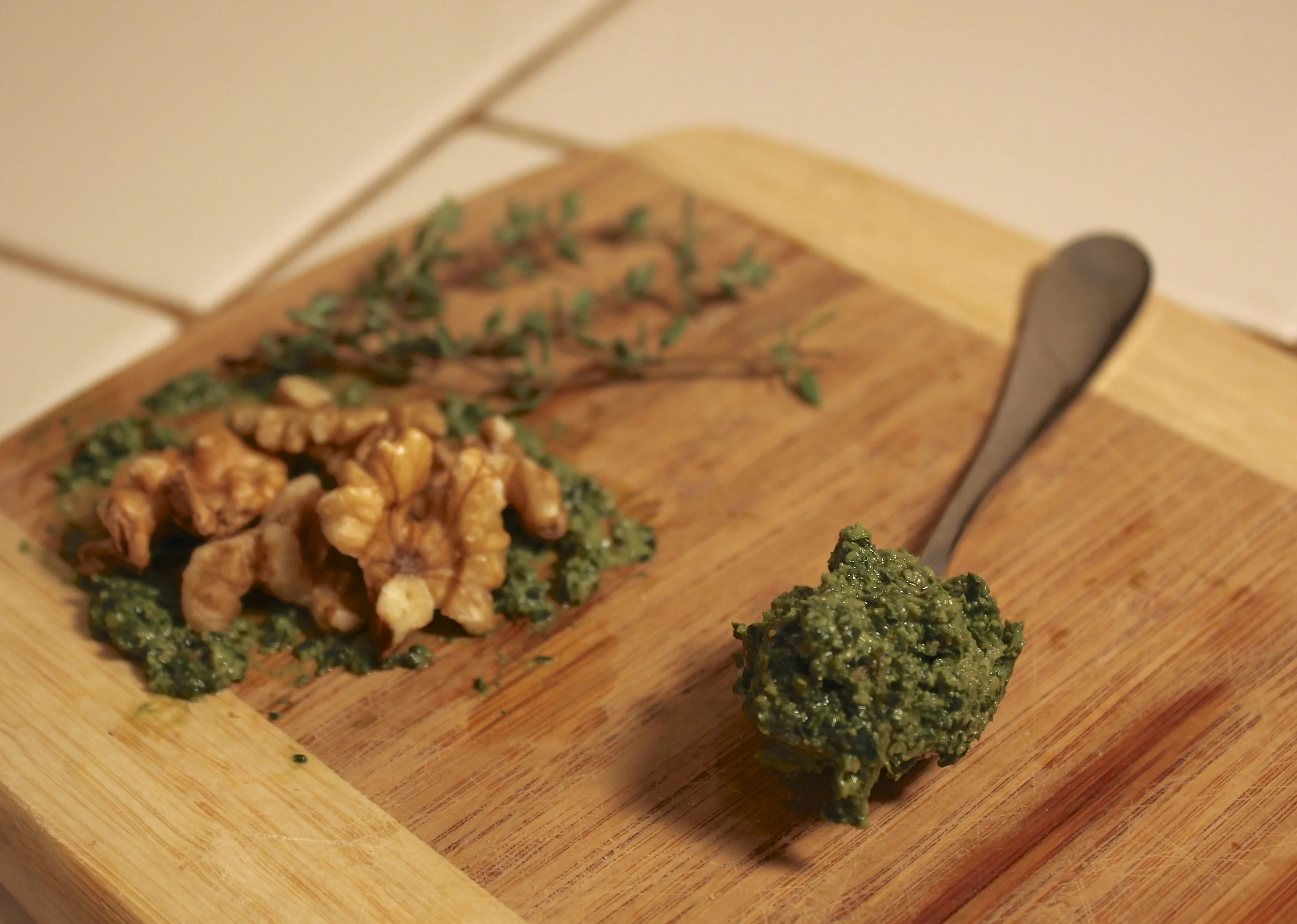 Kale and Walnut Pesto