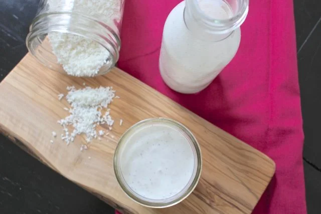 Homemade Coconut Milk + Coconut Milk Kefir