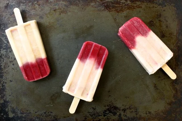 Plum & Coconut-Maca Popsicles