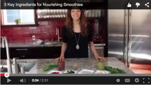 3 Key Ingredients for a Nourishing Smoothie [Video]