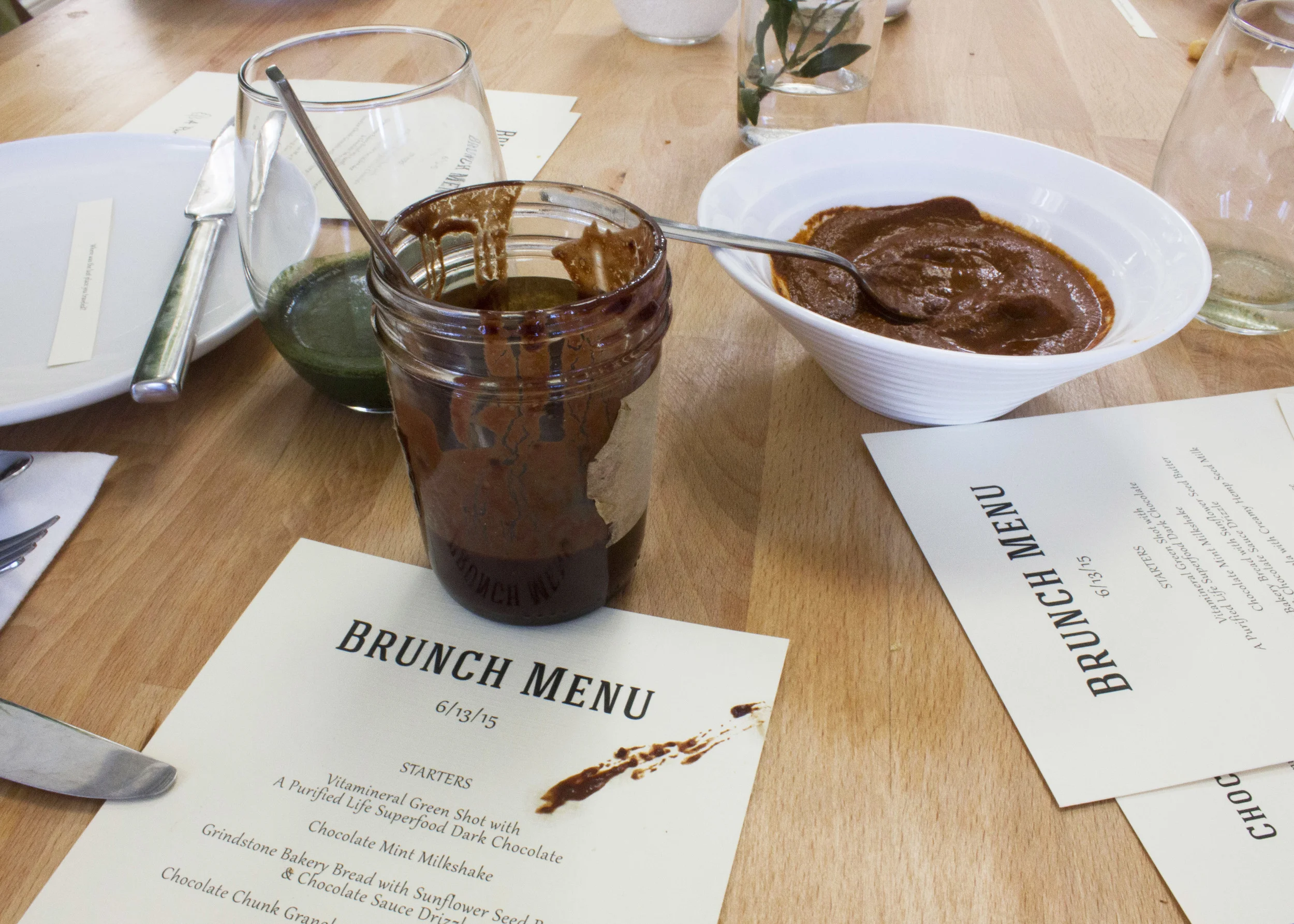 Captures of Sweet & Savory Chocolate Brunch