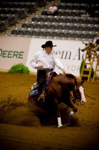 Gunners Special Nite (Gunner x Mifs Doll): $235,000+ NRHA LTE, The first reining horse to be honored with the USEF Horse of the Year award. Other awards include: 2007 NRHA Futurity Level 3 Open Champion and Level 4 Open Reserve Champion; 2008 and 2009 NRHA Derby Level 4 Open finalist; 2009 and 2010 NRBC Level 4 Open finalist; and 2010 Alltech and FEI World Equestrian Games Individual and Team Gold Medalist. 2010 USEF Horse of the Year. 2017 he was recognized as a NRHA Million Dollar Sire!