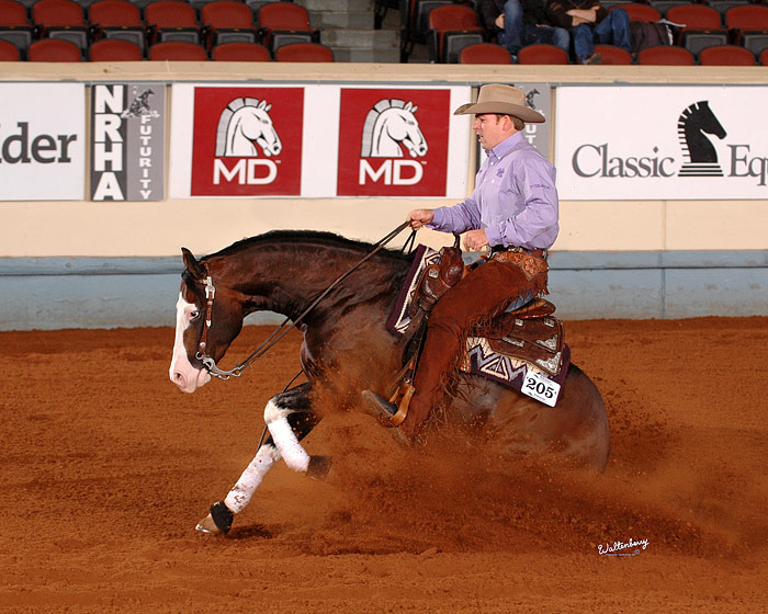 Congratulations to Jordan Larson and Spooks Gotta Whiz, winners of the 2010 NRHA Futurity! The duo scored a 227 in the Level 4 Open Finals.