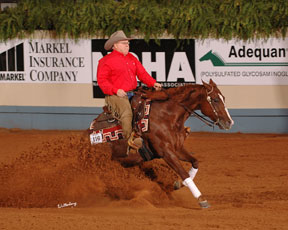 Tim and NRHA Futurity Champion Shining N Sassy
