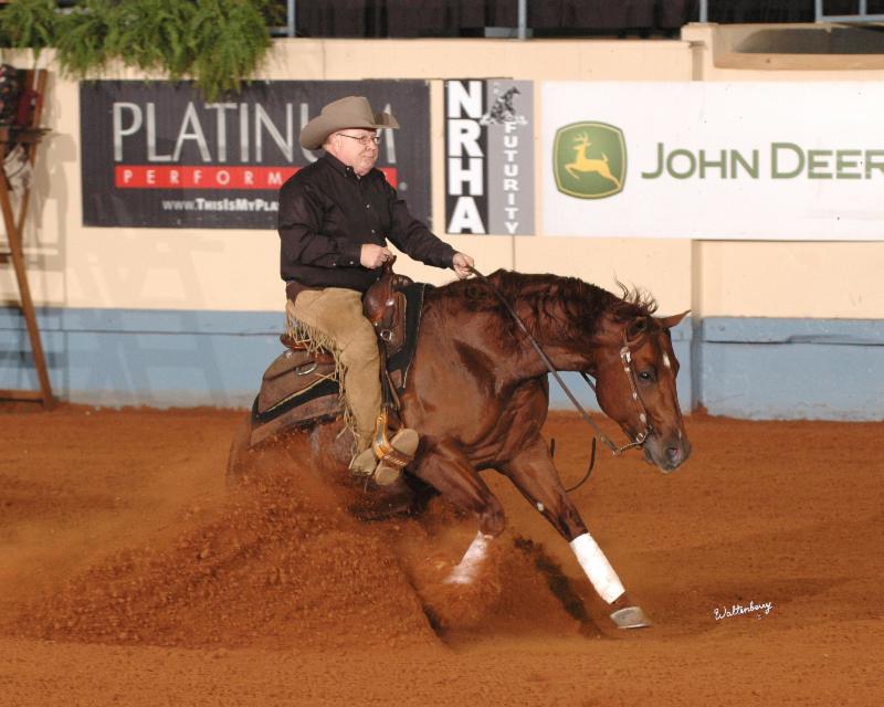 Tim and NRHA Futurity Reserve Champion Gunners Tinseltown