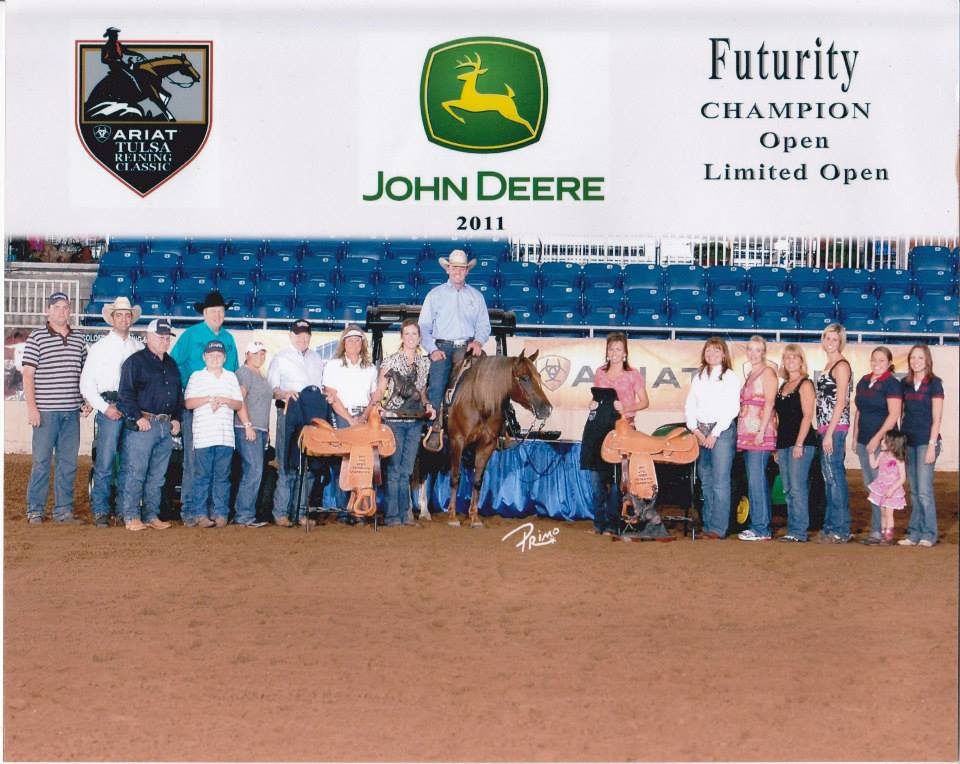 Nicastar Lite earner of $27,271.89+; 2011 Tulsa Reining Classic Int. Open & Ltd. Open Futurity Champion; NRHA Open Futurity Finalist