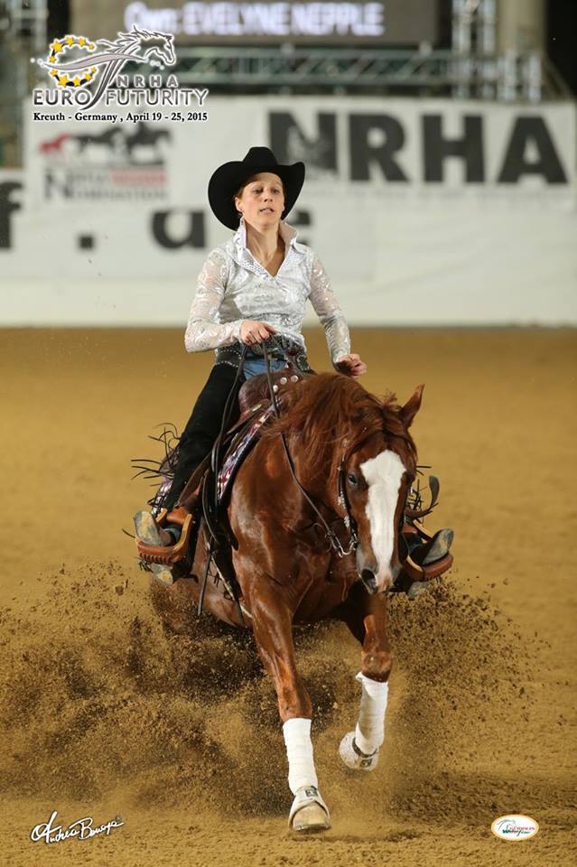 Nu Jersey 2015 NRHA European Futurity- 3rd in Level 1, 4th (tie) in Level 2, and 6th (tie) in Level 3 2014 Equita' Lyon Open Futurity L2 and L1 Champion Earner of $9,908+