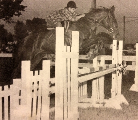 Colleen, age 15, riding Surpass in the Junior Jumpers at St. John's Horse Show