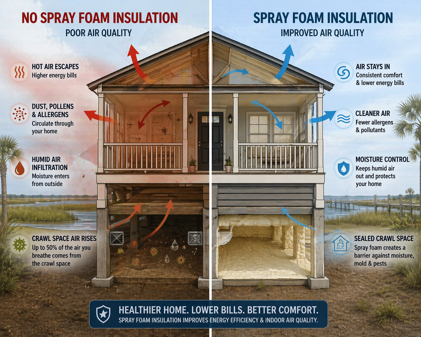 What’s the Best Way to Improve Energy Efficiency and Indoor Air Quality in a Coastal South Carolina Home?