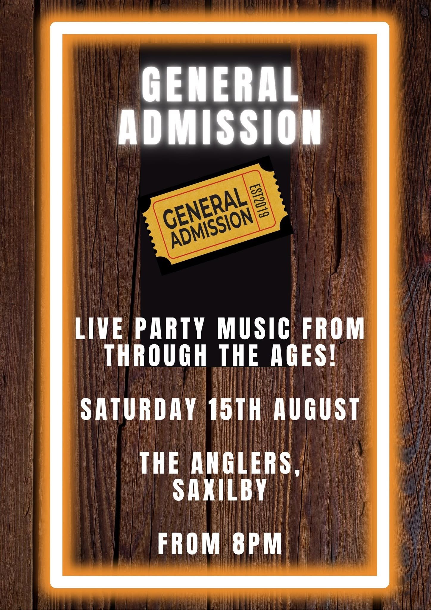 BAND GENERAL ADMISSION