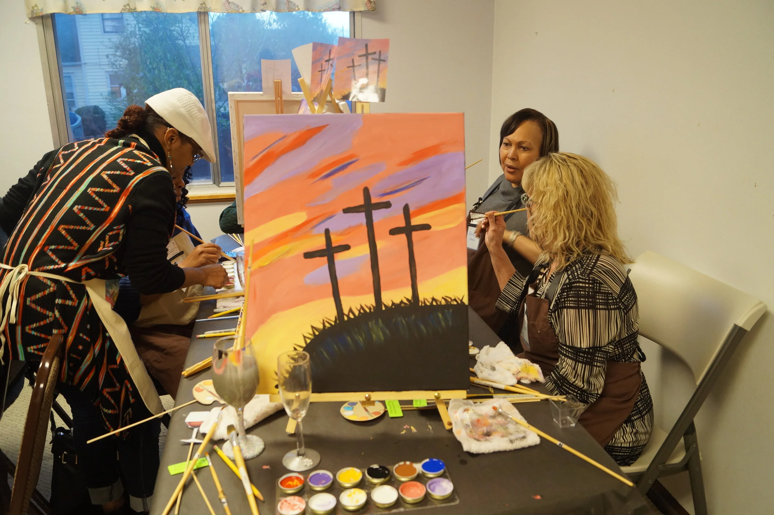  The Fancy Artist Paint and Sip Parties  Host/Artist- Shiree Gilmore   
