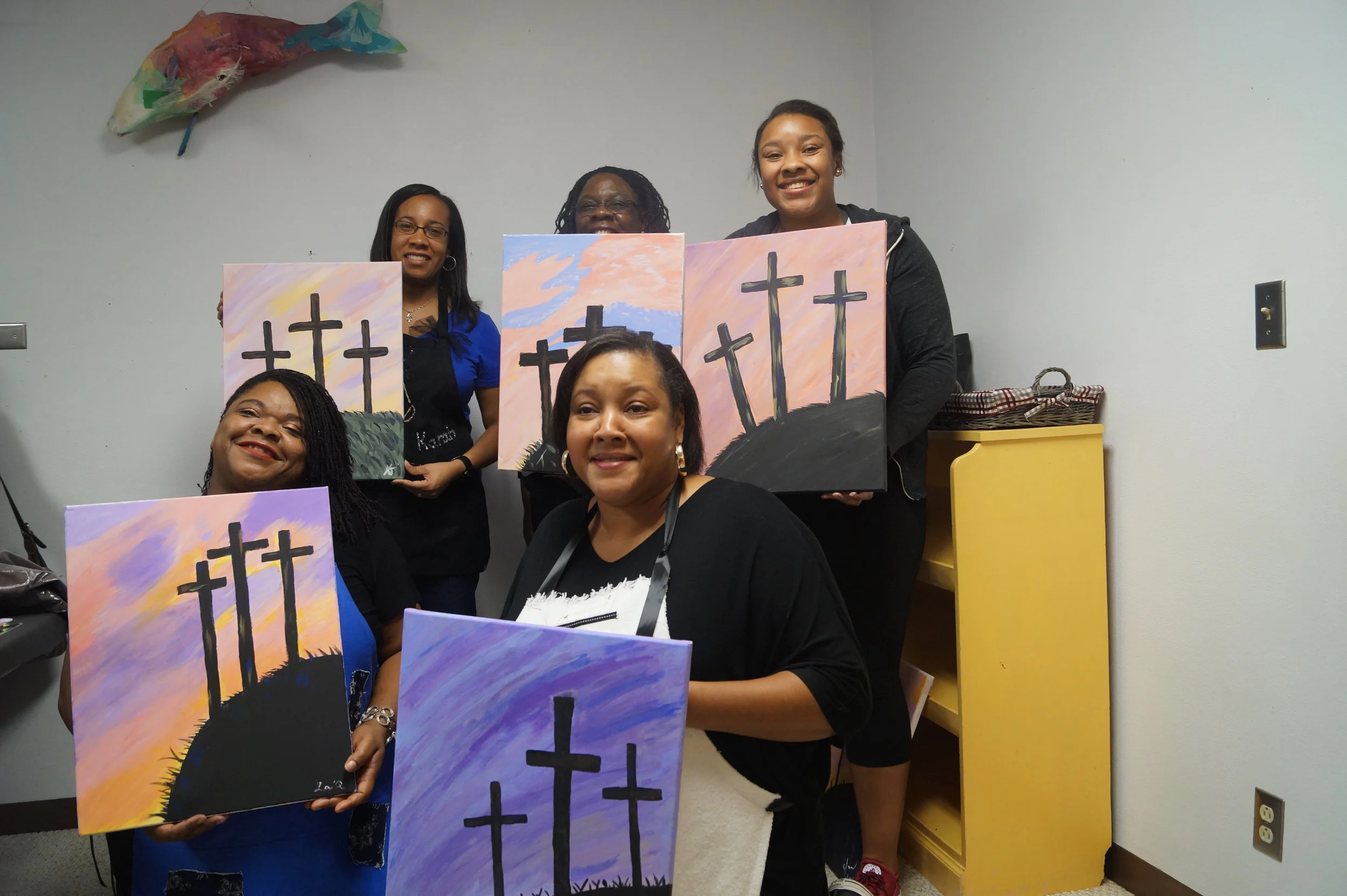  The Fancy Artist Paint and Sip Parties  Host/Artist- Shiree Gilmore   