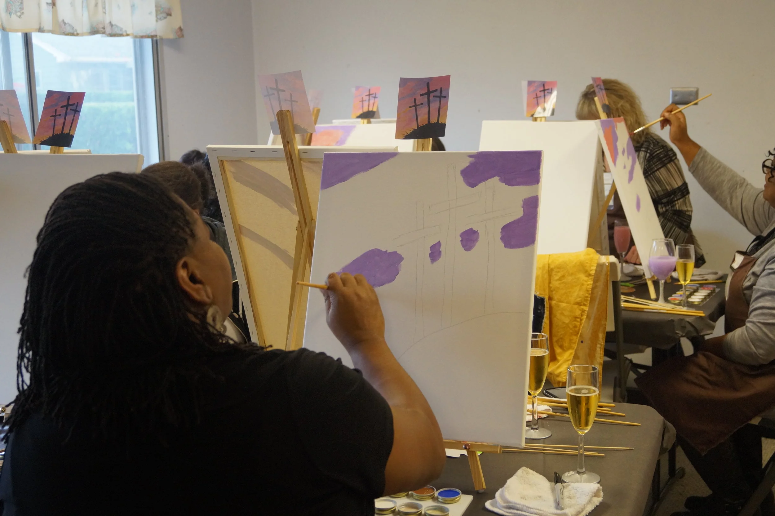  The Fancy Artist Paint and Sip Parties  Host/Artist- Shiree Gilmore   