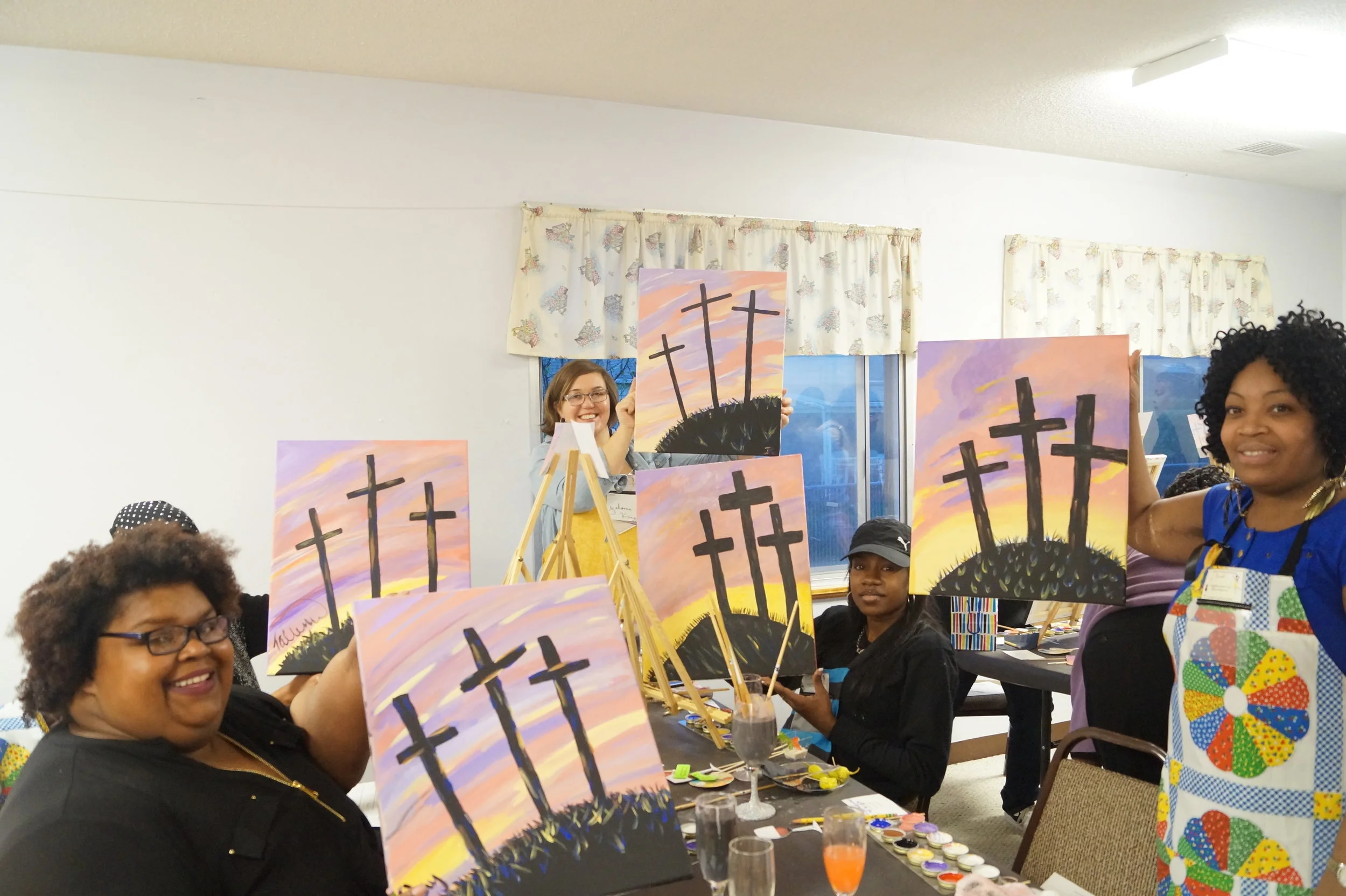  The Fancy Artist Paint and Sip Parties  Host/Artist- Shiree Gilmore   