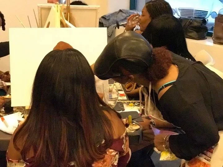  The Fancy Artist Paint and Sip Parties  Host/Artist- Shiree Gilmore 