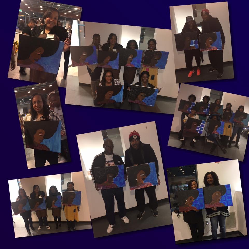  The Fancy Artist Paint and Sip Parties  Host/Artist- Shiree Gilmore 