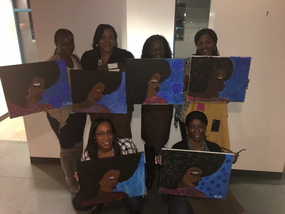 The Fancy Artist Paint and Sip Parties  Host/Artist- Shiree Gilmore 