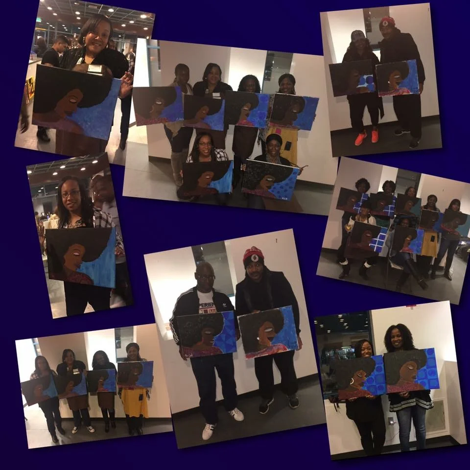  The Fancy Artist Paint and Sip Parties  Host/Artist- Shiree Gilmore 