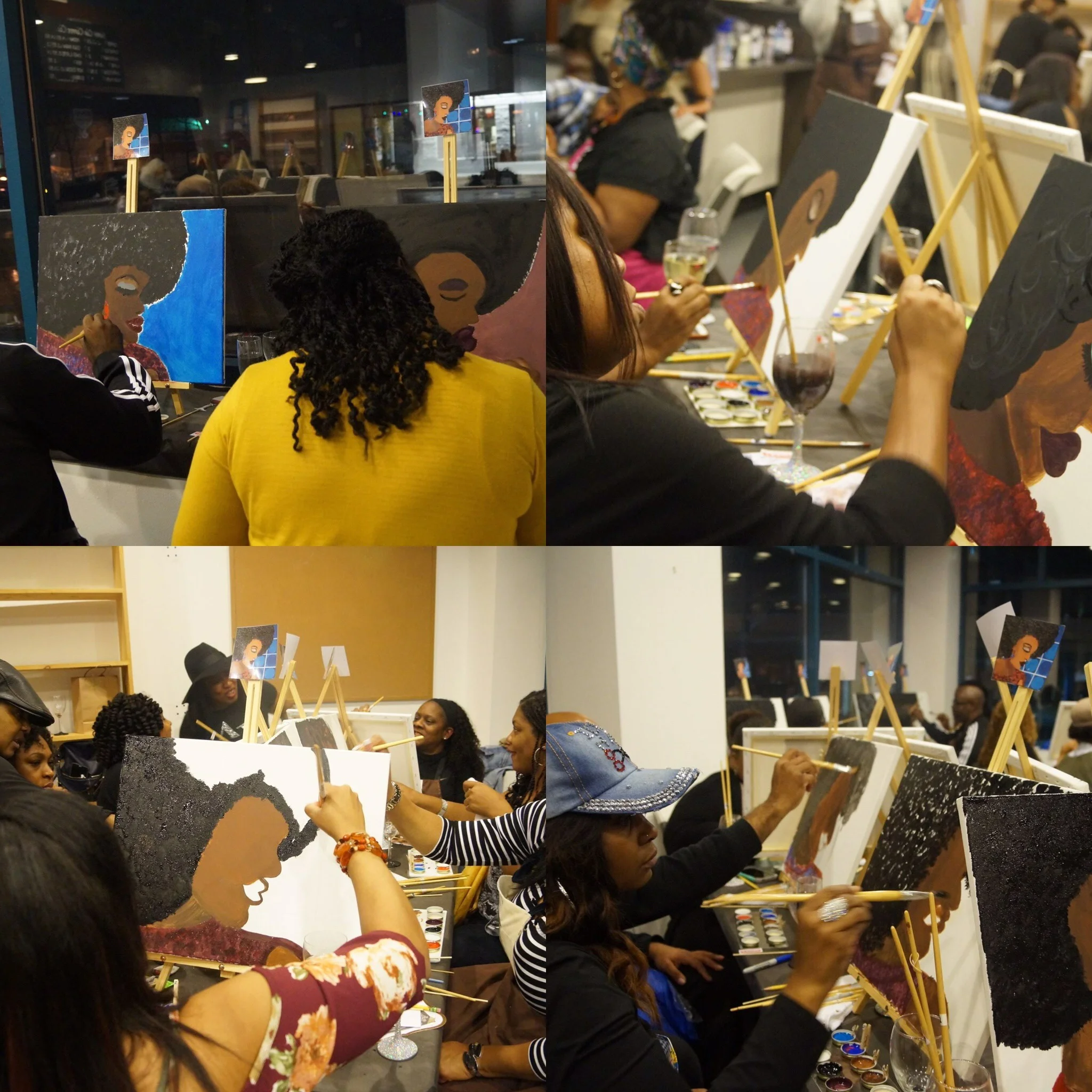  The Fancy Artist Paint and Sip Parties  Host/Artist- Shiree Gilmore 