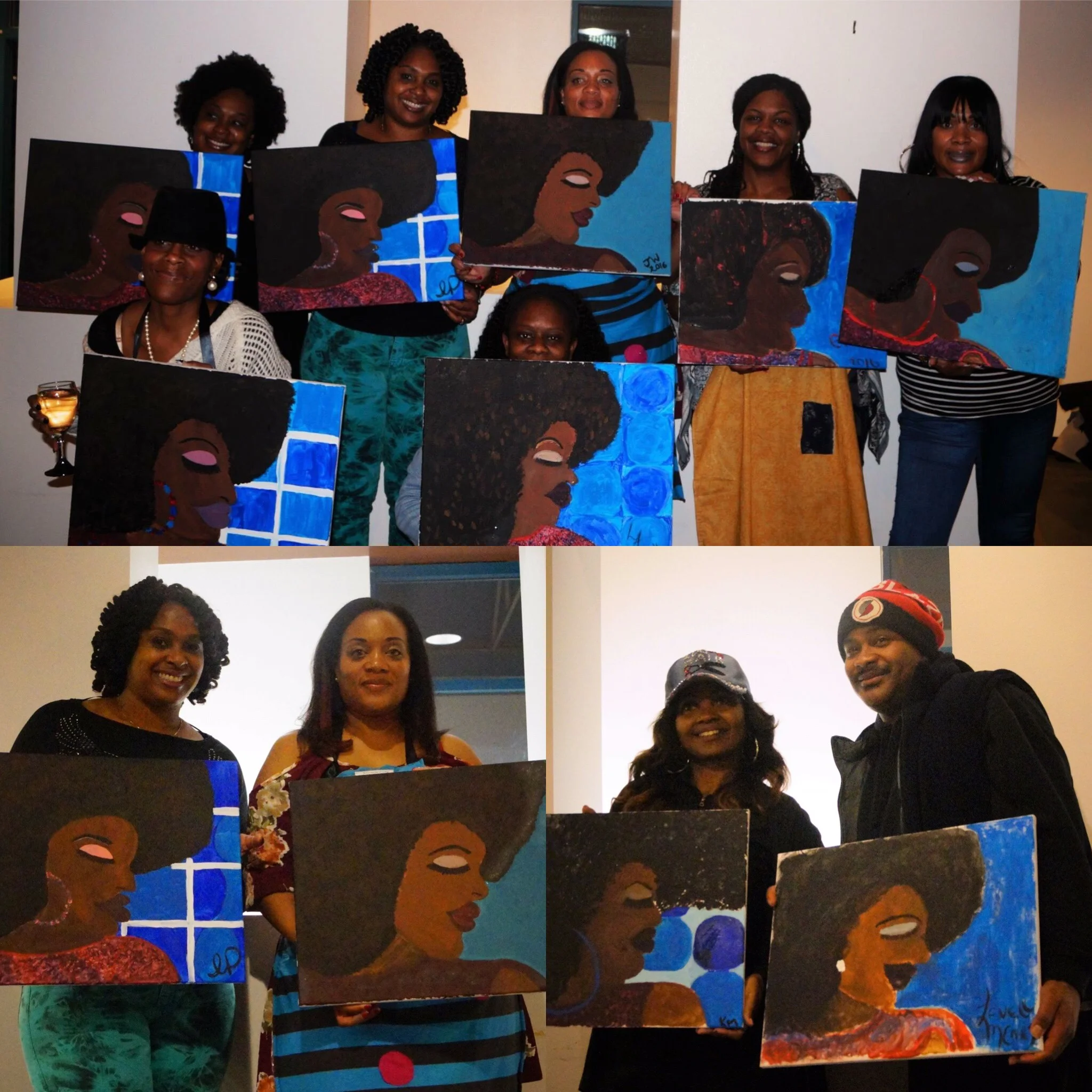  The Fancy Artist Paint and Sip Parties  Host/Artist- Shiree Gilmore 