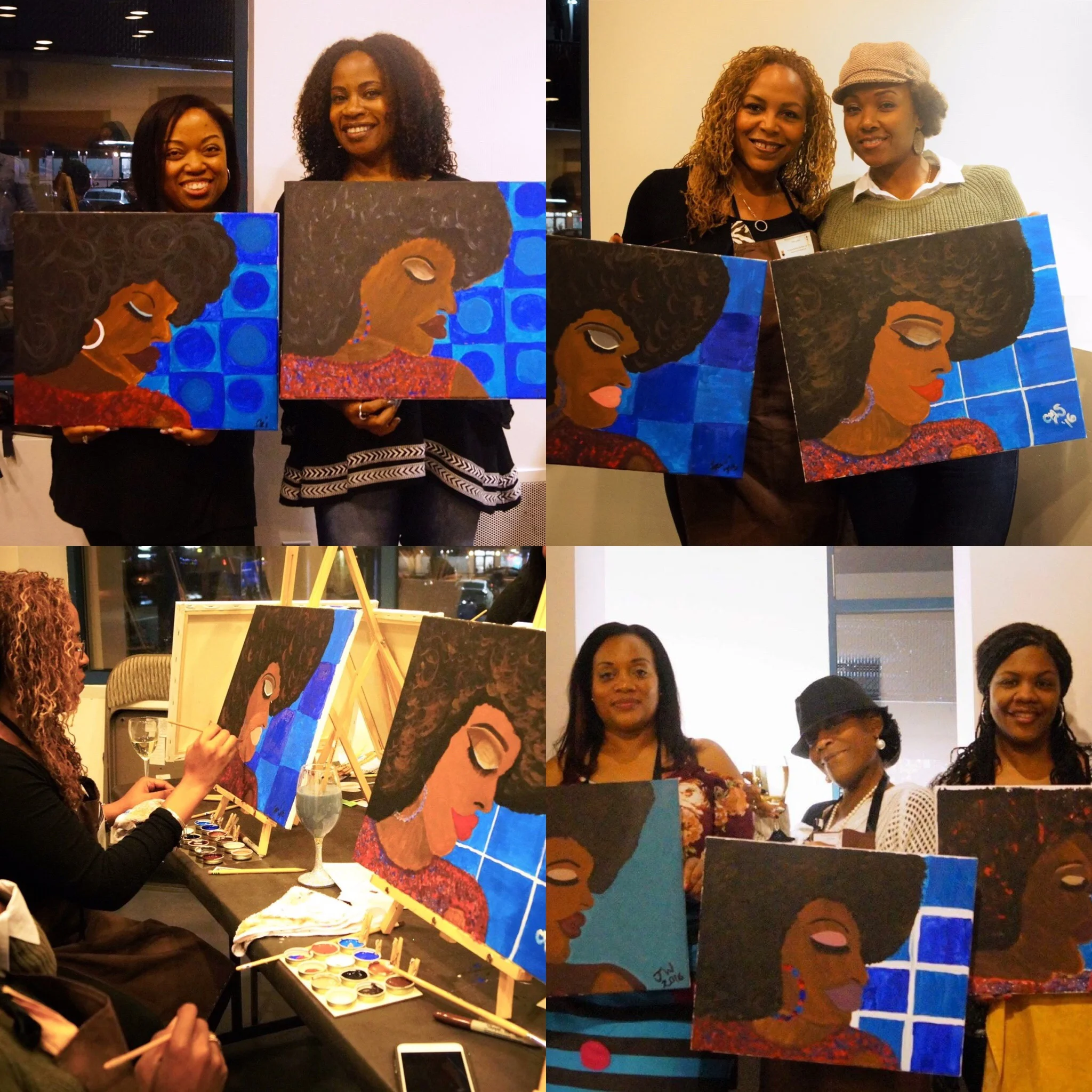  The Fancy Artist Paint and Sip Parties  Host/Artist- Shiree Gilmore 